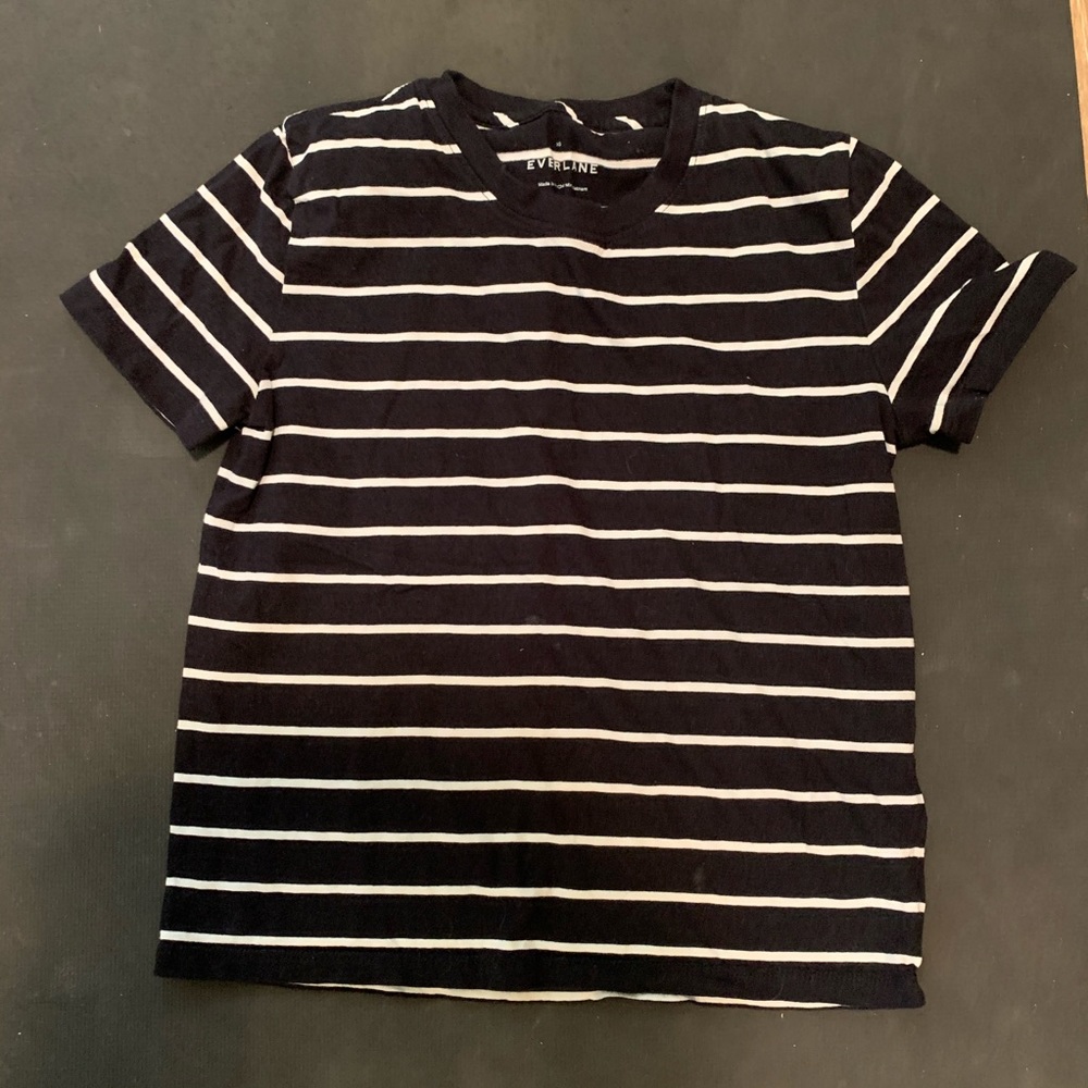 Everlane striped short sleeve